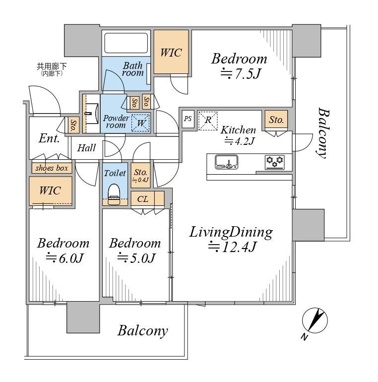 3LDK apartment in Koto Ward, Tokyo - Photo 1