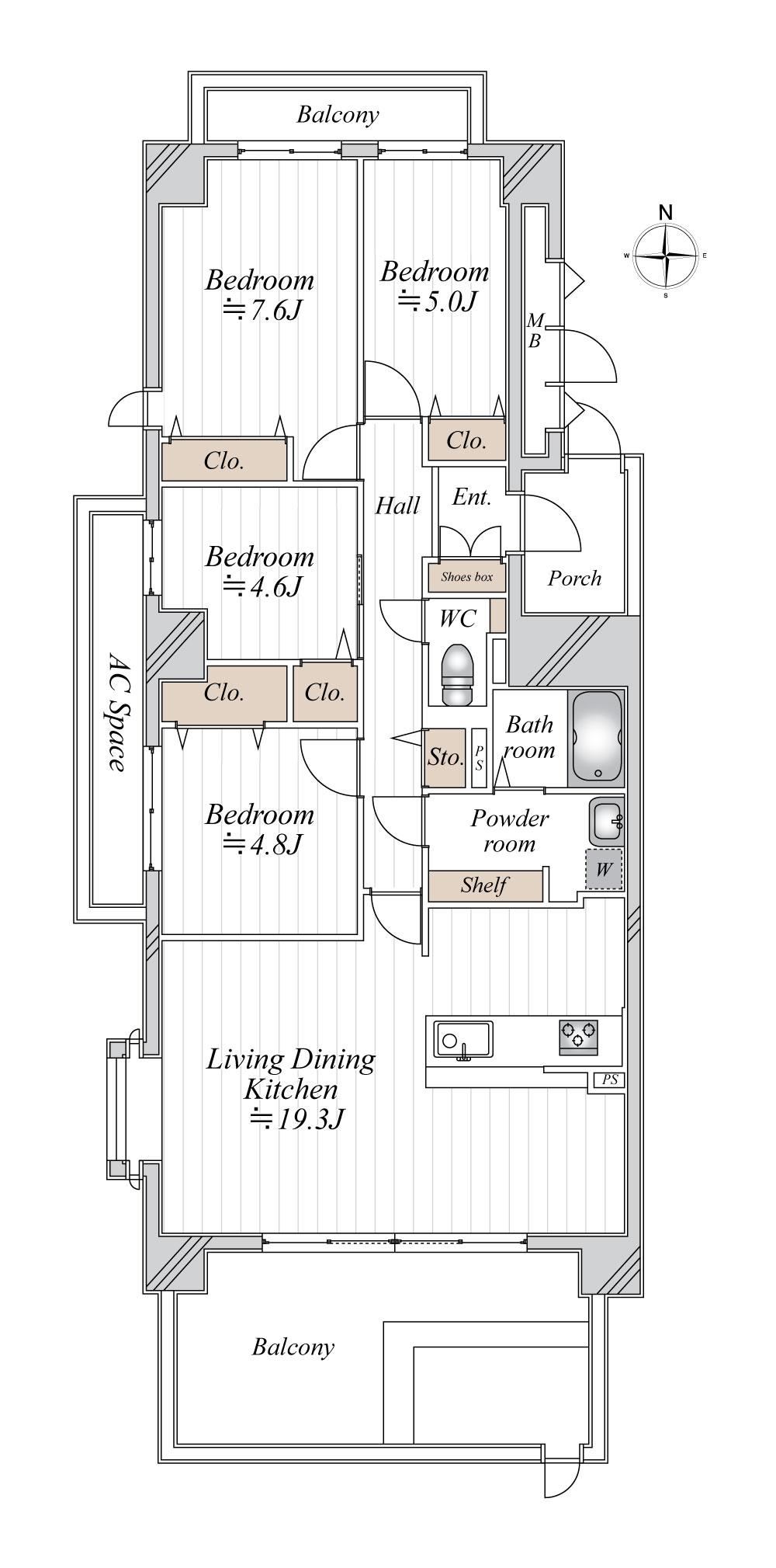 4LDK apartment in Miyakojima Ward, Osaka - Photo 1