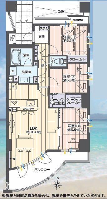 3LDK apartment in Fujisawa, Kanagawa - Photo 1