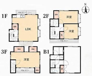 3LDK house in Shinjuku Ward, Tokyo - Photo 1