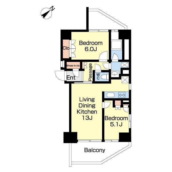 2LDK apartment in Edogawa Ward, Tokyo - Photo 1