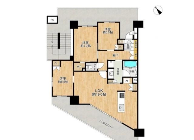 3LDK apartment in Toyota, Aichi - Photo 1