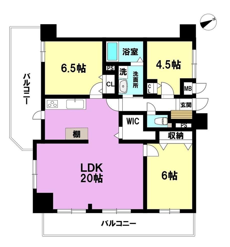 3LDK apartment in Minami Ward, Hiroshima - Photo 1