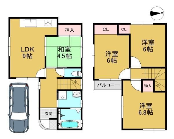 4LDK house in Oyamazaki, Otokuni District, Kyoto - Photo 1