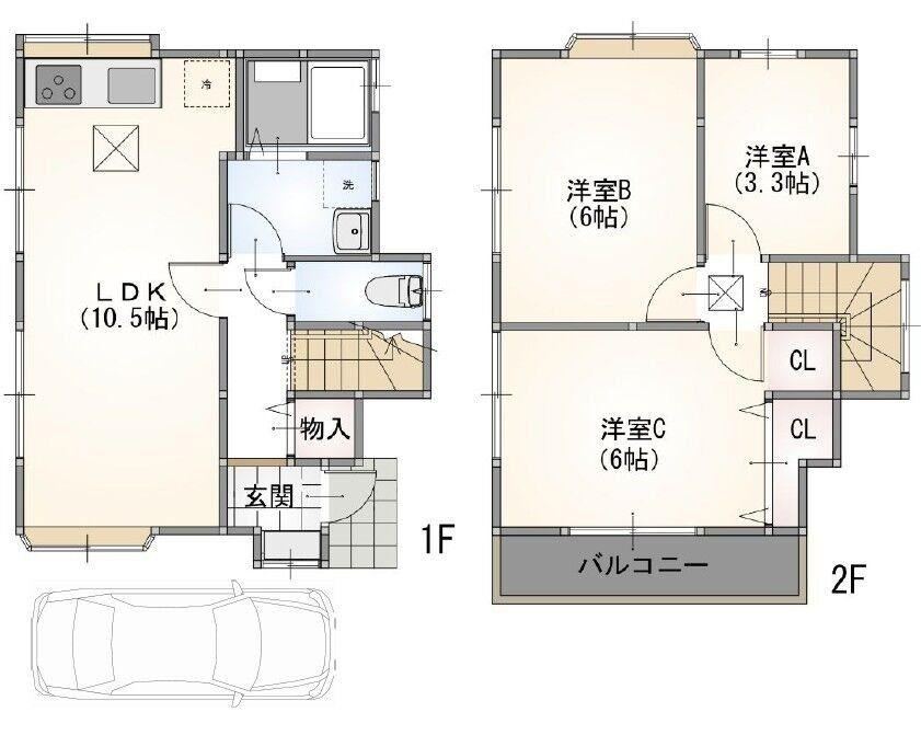 3LDK house in Kanagawa Ward, Yokohama, Kanagawa - Photo 1
