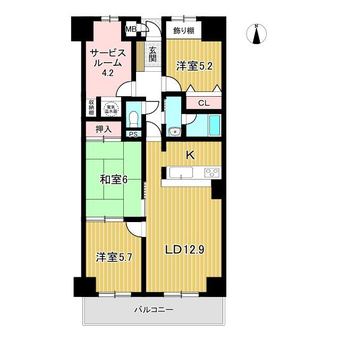 3LDK+S apartment in Komaki