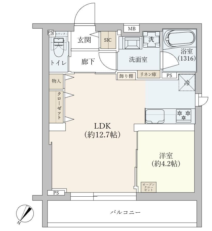 1LDK apartment in Bunkyo Ward, Tokyo - Photo 1