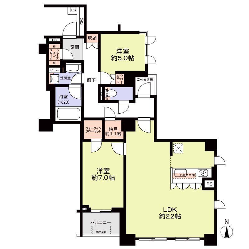 2LDK apartment in Kamigyo Ward, Kyoto - Photo 1
