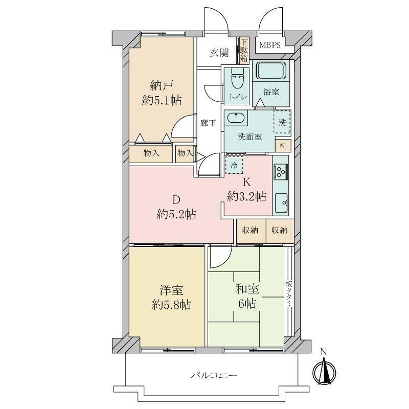 2DK+S apartment in Abeno Ward, Osaka - Photo 1