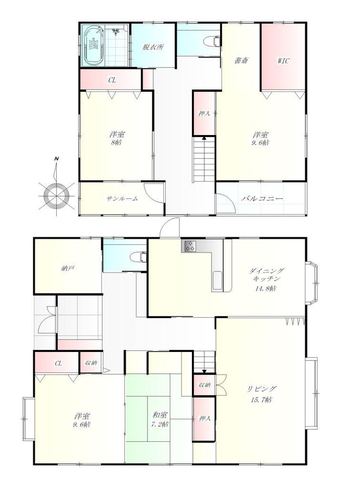 4LDK house in Shiogama