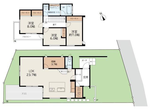 3LDK+S house in Nada Ward, Kobe, Hyogo - Photo 1