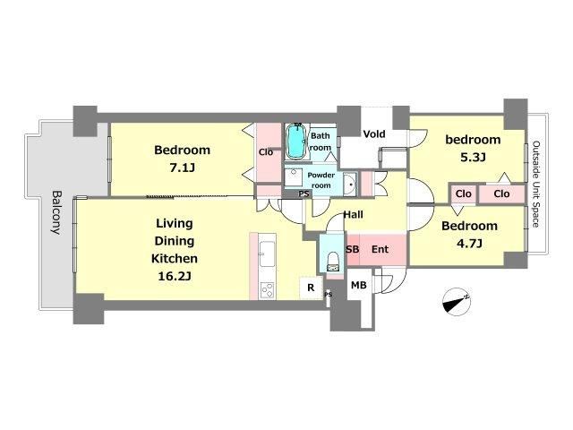 3LDK apartment in Takarazuka, Hyogo - Photo 1