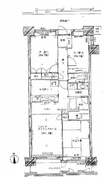 3LDK apartment in Toda, Saitama - Photo 1