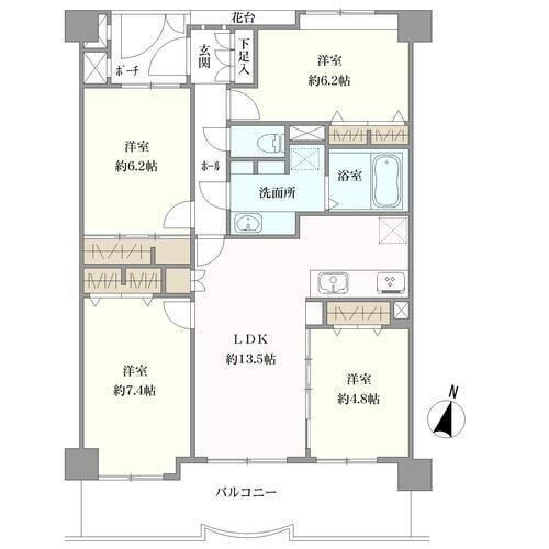 4LDK apartment in Minami Ward, Saitama - Photo 1