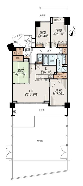 4LDK apartment in Kiyose