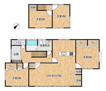 4LDK house in Koga