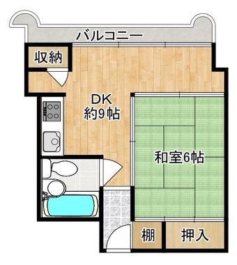 1DK apartment in Nishimuro District