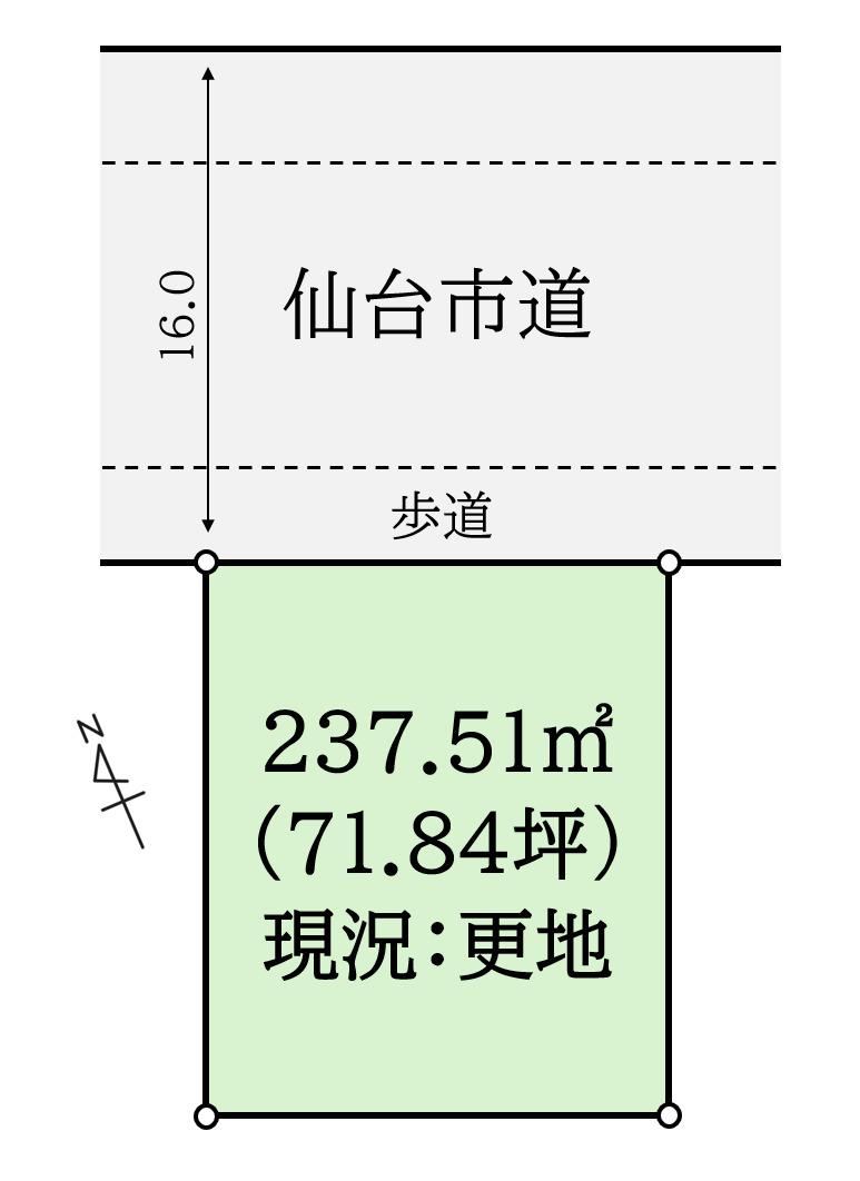 238 m² land in Aoba Ward, Sendai, Miyagi - Photo 1