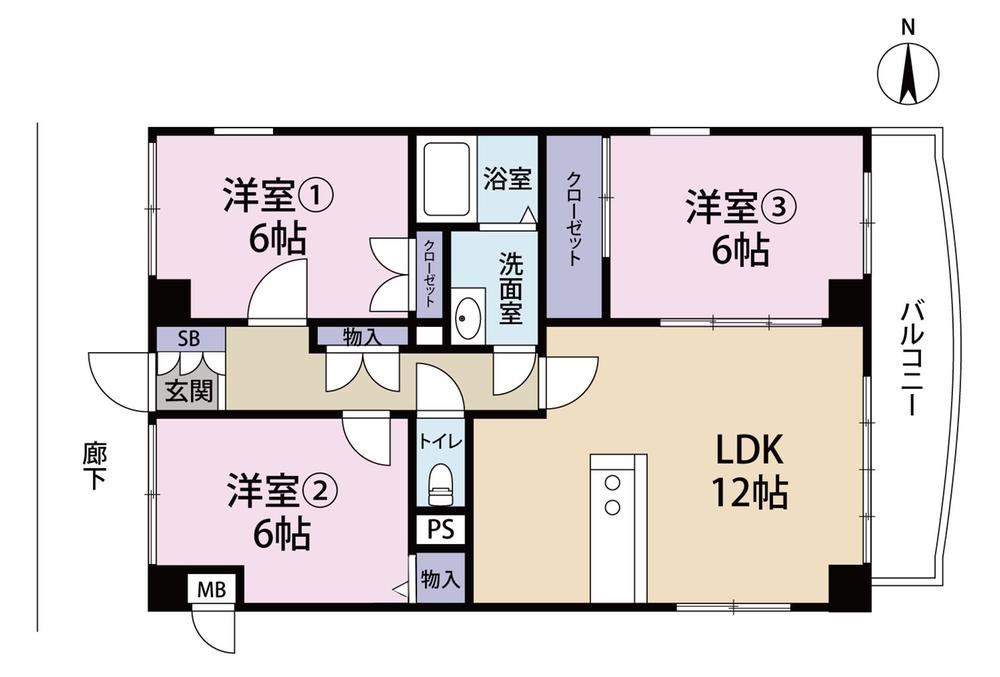 3LDK apartment in Itami, Hyogo - Photo 1