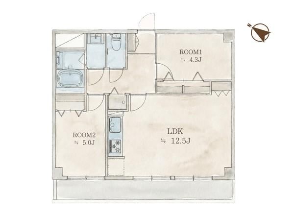 2LDK apartment in Zama, Kanagawa - Photo 1