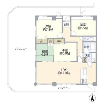 4LDK apartment in Sakurai