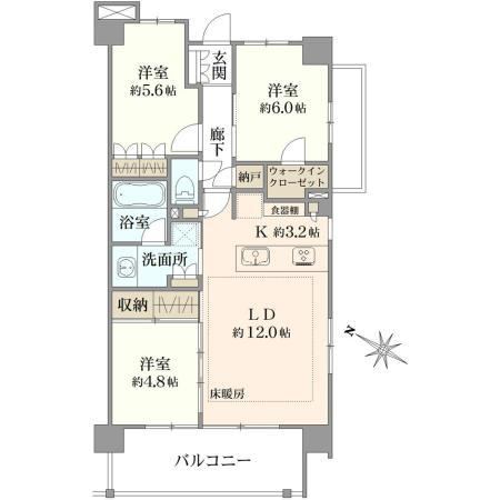 3LDK+S apartment in Setagaya Ward, Tokyo - Photo 1