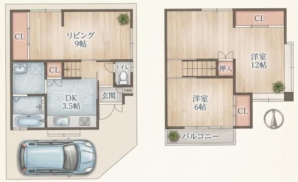 3K house in Fushimi Ward, Kyoto - Photo 1