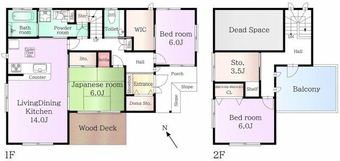 3LDK+S house in Miyashiro, Minamisaitama District