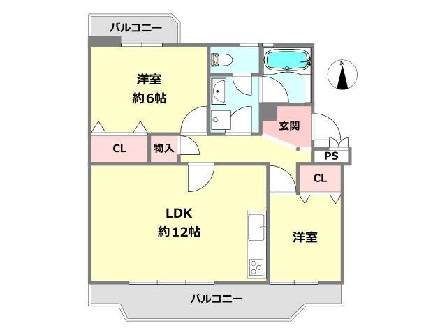 2LDK apartment in Suita, Osaka - Photo 1