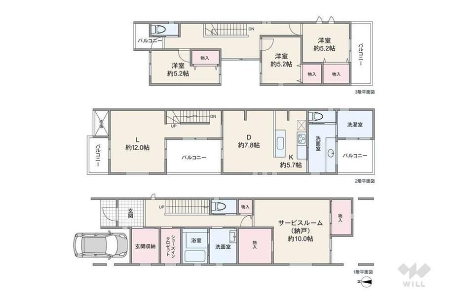 3LDK+S house in Tennoji Ward, Osaka - Photo 1