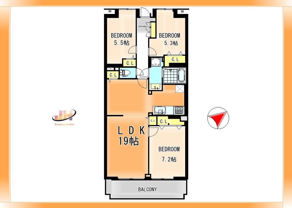 3LDK apartment in Omiya Ward, Saitama - Photo 1