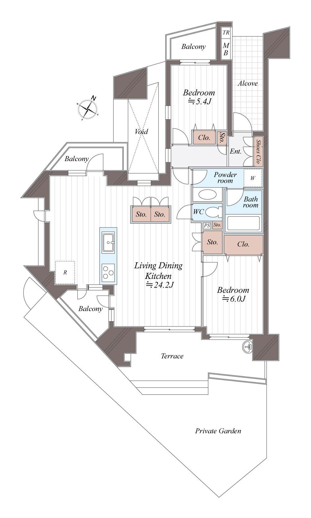 2LDK apartment in Chuo Ward, Saitama - Photo 1