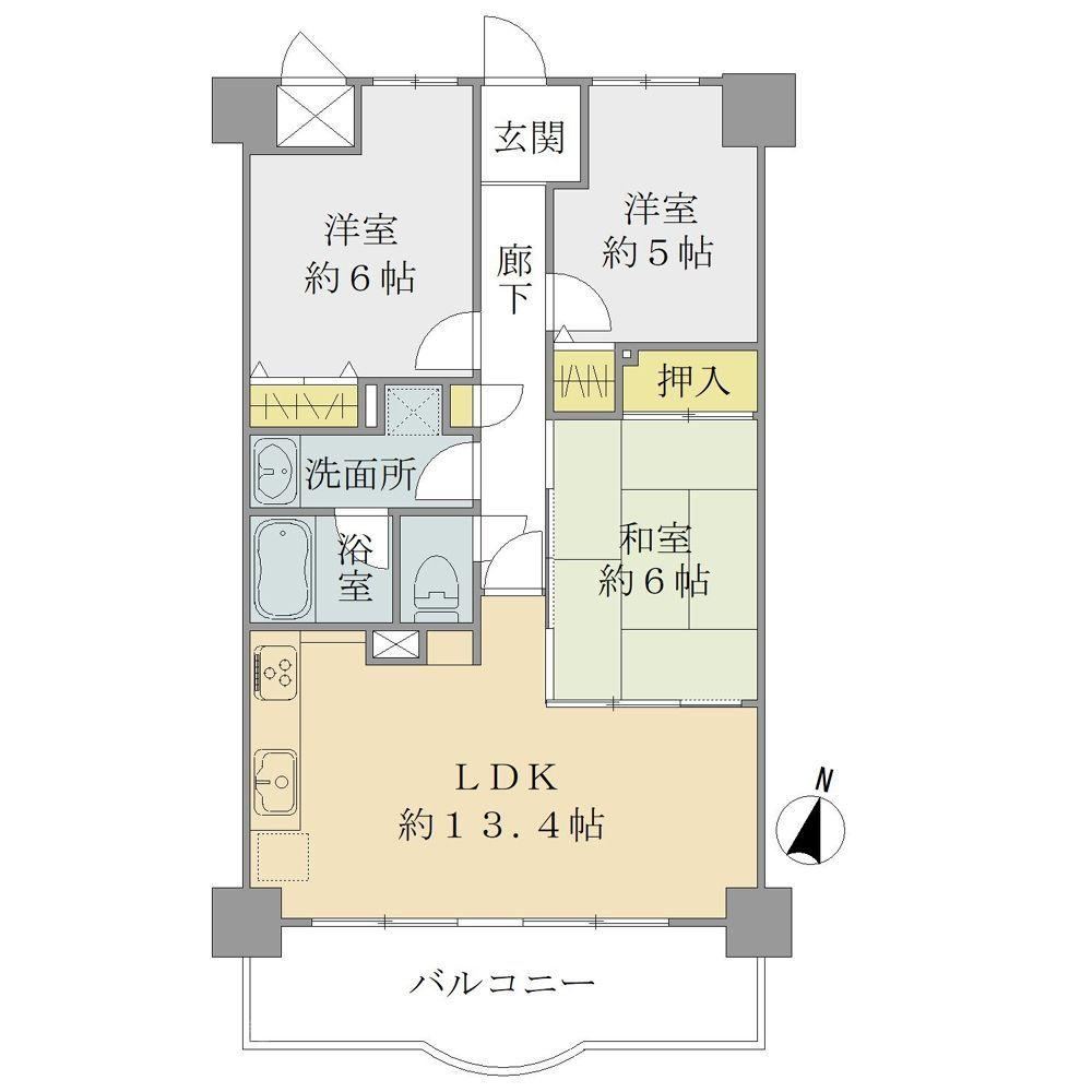 3LDK apartment in Higashi Ward, Niigata - Photo 1