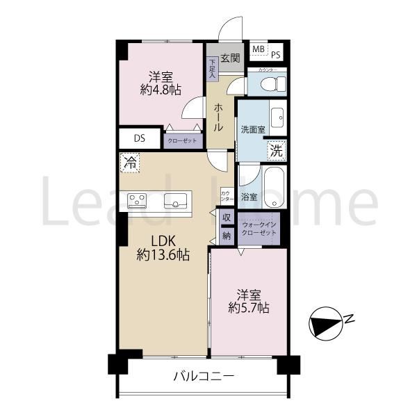 2LDK apartment in Minato Ward, Tokyo - Photo 1