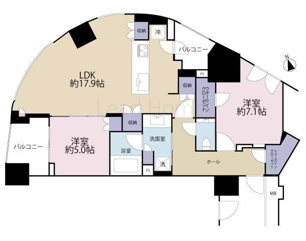 2LDK apartment in Shibuya Ward, Tokyo - Photo 1