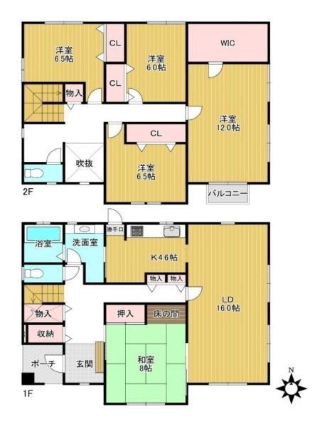 5LDK+S house in Koryo, Kitakatsuragi District, Nara - Photo 1