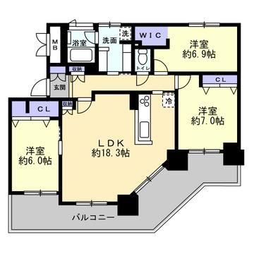 3LDK apartment in Chuo Ward, Sapporo, Hokkaido - Photo 1