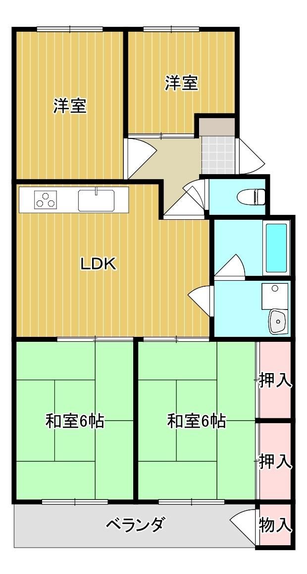4LDK apartment in Moji Ward, Kitakyushu, Fukuoka - Photo 1