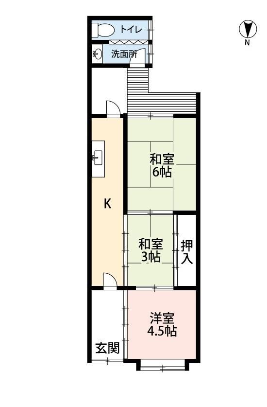 3K house in Nakagyo Ward, Kyoto - Photo 1