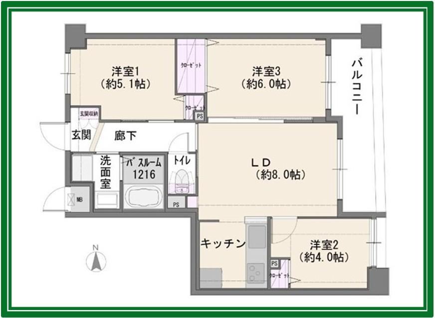 3LDK apartment in Adachi Ward, Tokyo - Photo 1