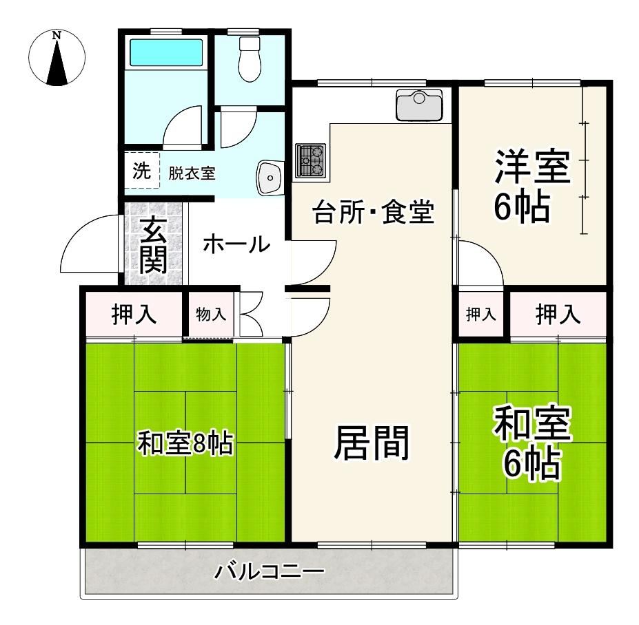 3LDK apartment in Ibaraki, Osaka - Photo 1
