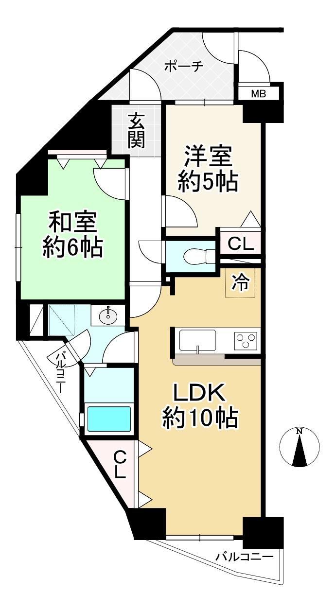 2LDK apartment in Amagasaki, Hyogo - Photo 1
