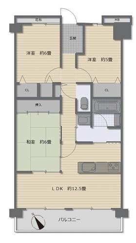 3LDK apartment in Nara, Nara - Photo 1