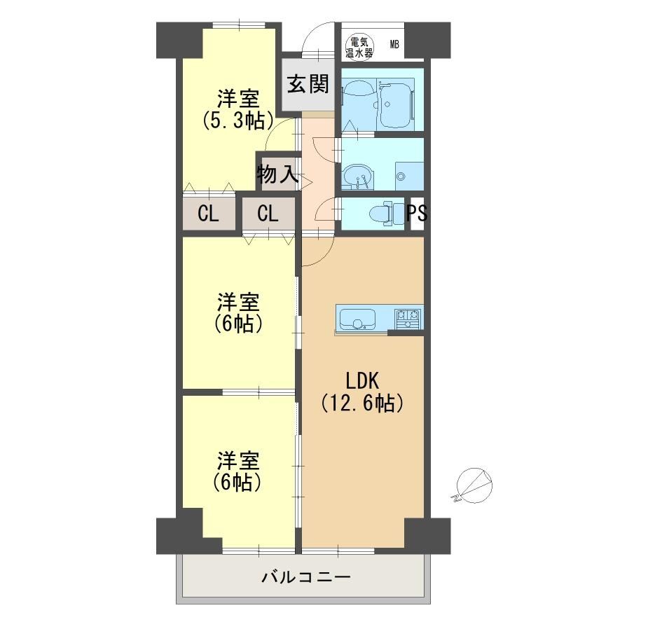 3LDK apartment in Ibaraki, Osaka - Photo 1
