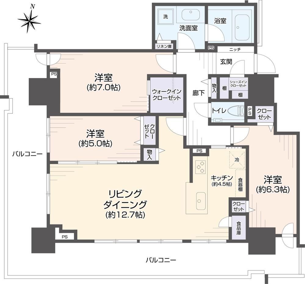 3LDK apartment in Chuo Ward, Sapporo, Hokkaido - Photo 1