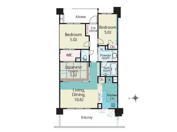 3LDK apartment in Chuo Ward, Sagamihara, Kanagawa - Photo 1