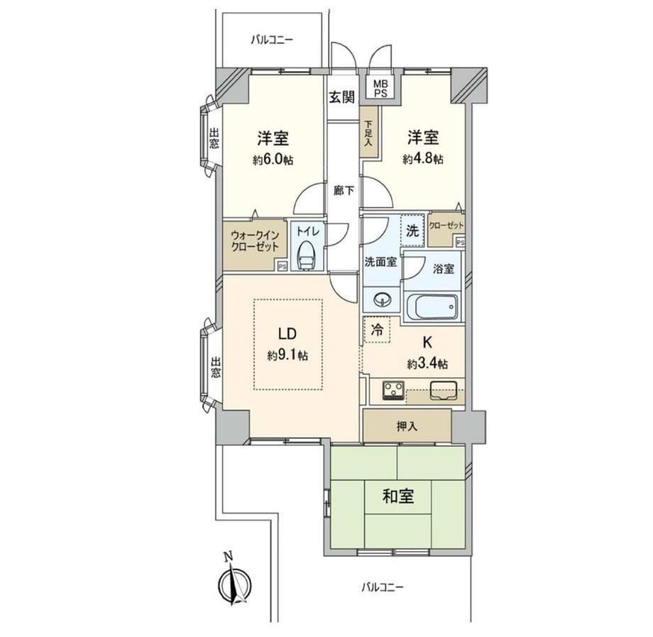 3LDK apartment in Suginami Ward, Tokyo - Photo 1