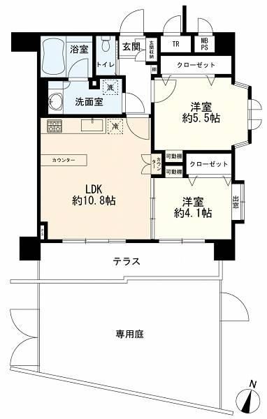 2LDK apartment in Meguro Ward, Tokyo - Photo 1