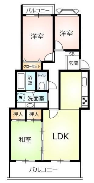 3LDK apartment in Toyohashi, Aichi - Photo 1