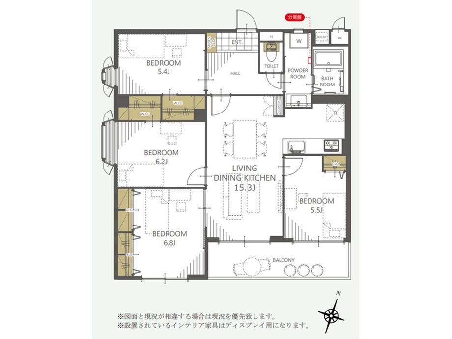 4LDK apartment in Kasukabe, Saitama - Photo 1